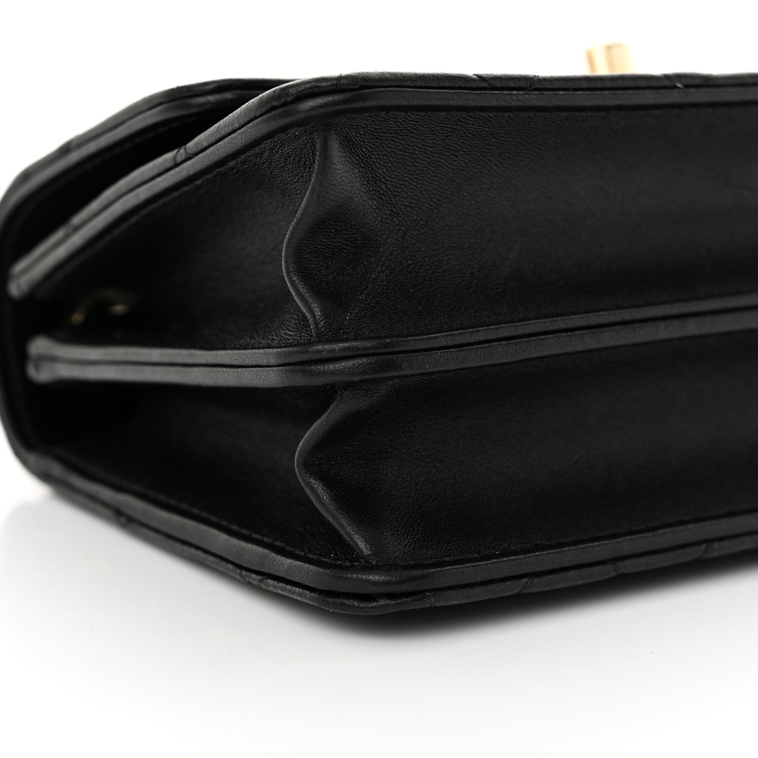 Chanel Lambskin Quilted Trendy CC Dual Handle Clutch With Chain Black 11 of 12