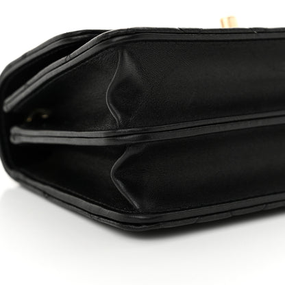 Chanel Lambskin Quilted Trendy CC Dual Handle Clutch With Chain Black 11 of 12