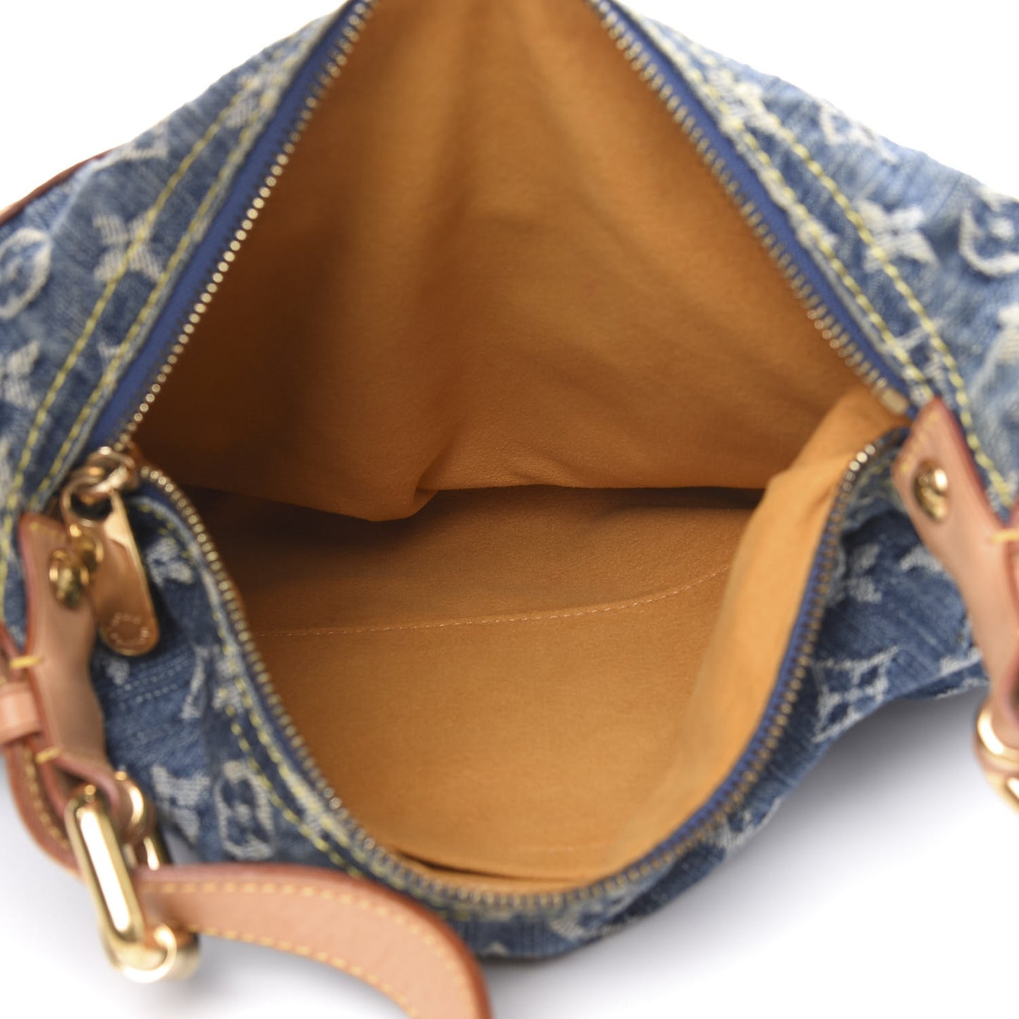 Monogram Denim Baggy PM Blue