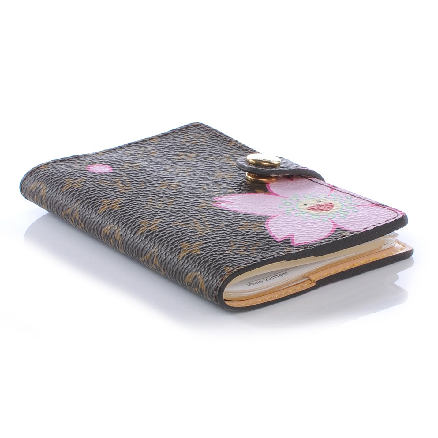 Monogram Cherry Blossom Mini Agenda Cover