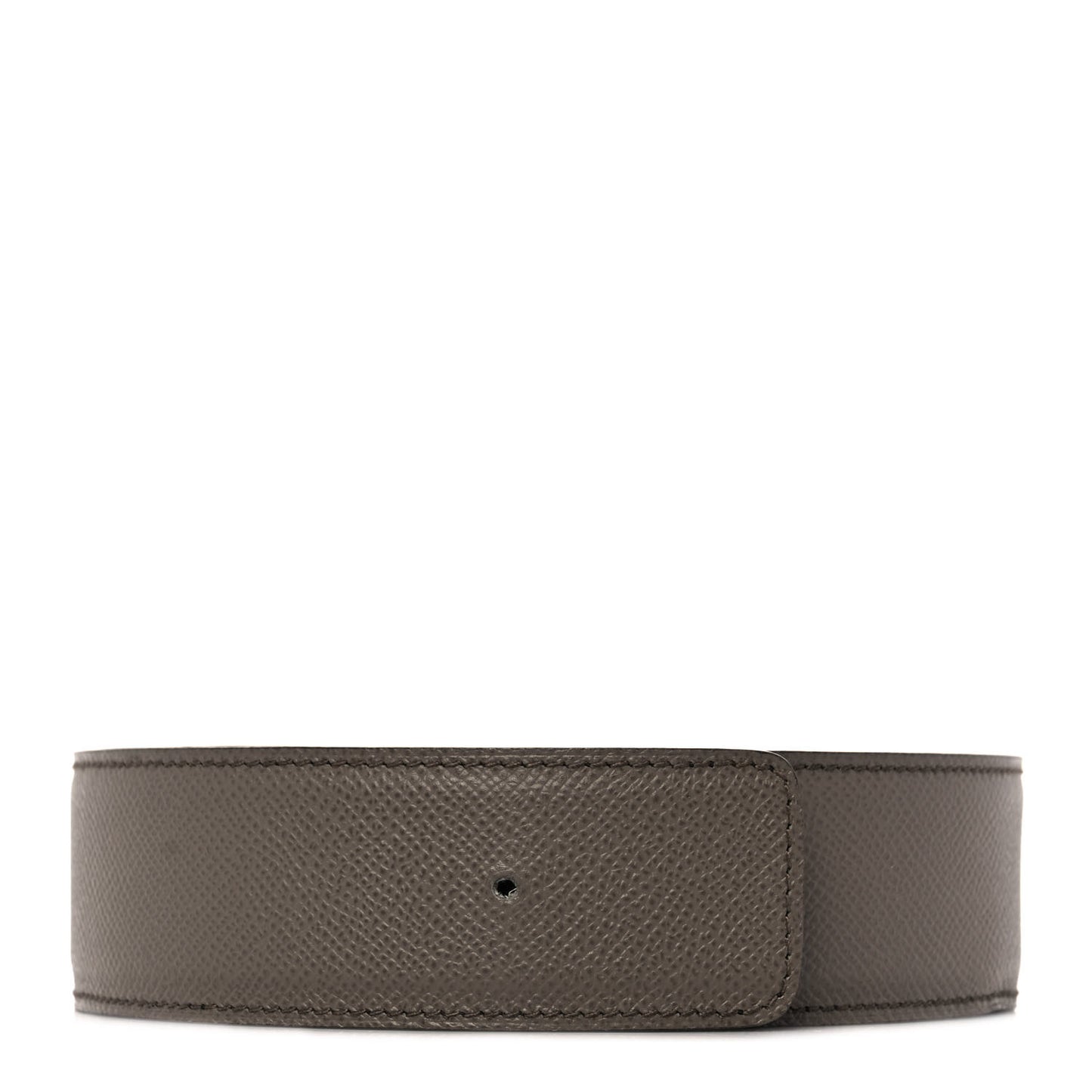 Box Epsom 42mm Belt Strap 85 Black Etoupe