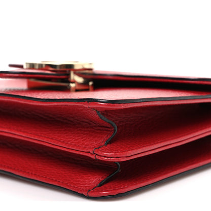 Gucci Dollar Calfskin Small Interlocking G Shoulder Bag Red 10 of 10