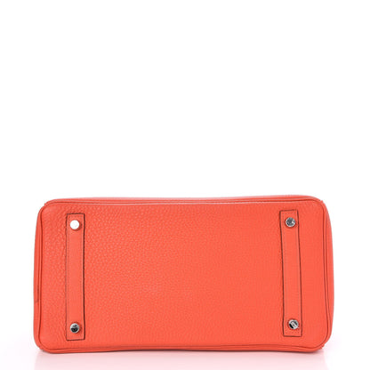 Hermes Togo Birkin 30 Capucine 6 of 36