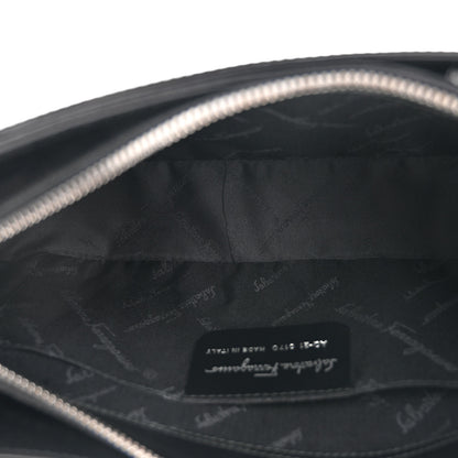 Salvatore Ferragamo Soft Calfskin Gancini Hobo Black 5 of 9