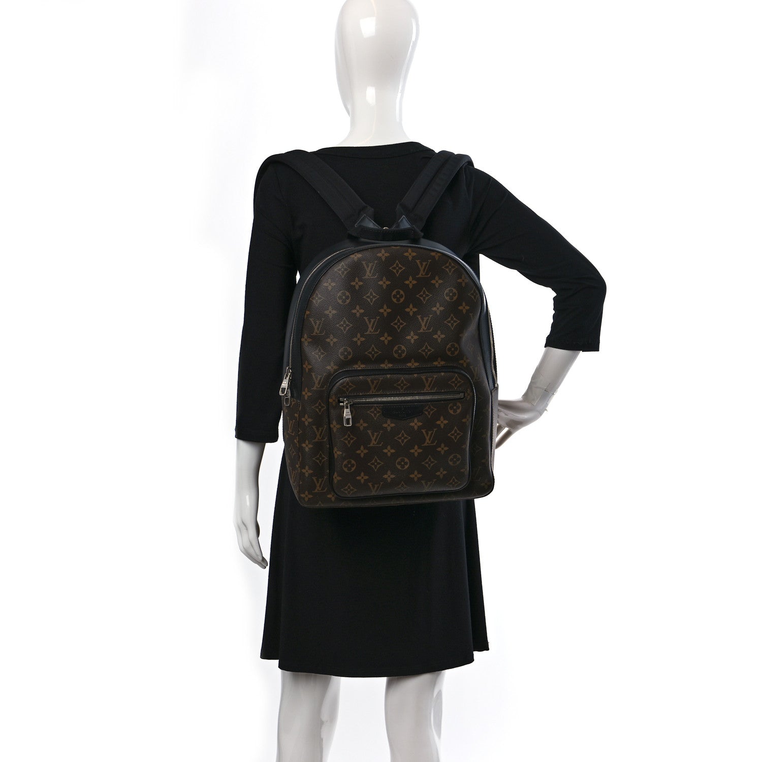 Louis Vuitton Monogram Macassar Josh Backpack 2 of 8
