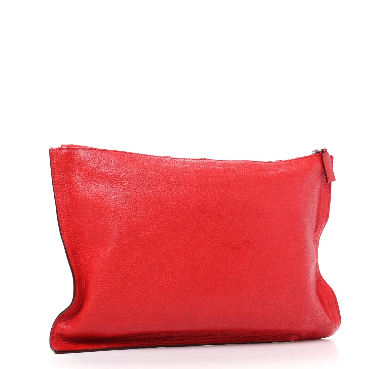 Sugar Goatskin Medium Antigona Pouch Medium Red