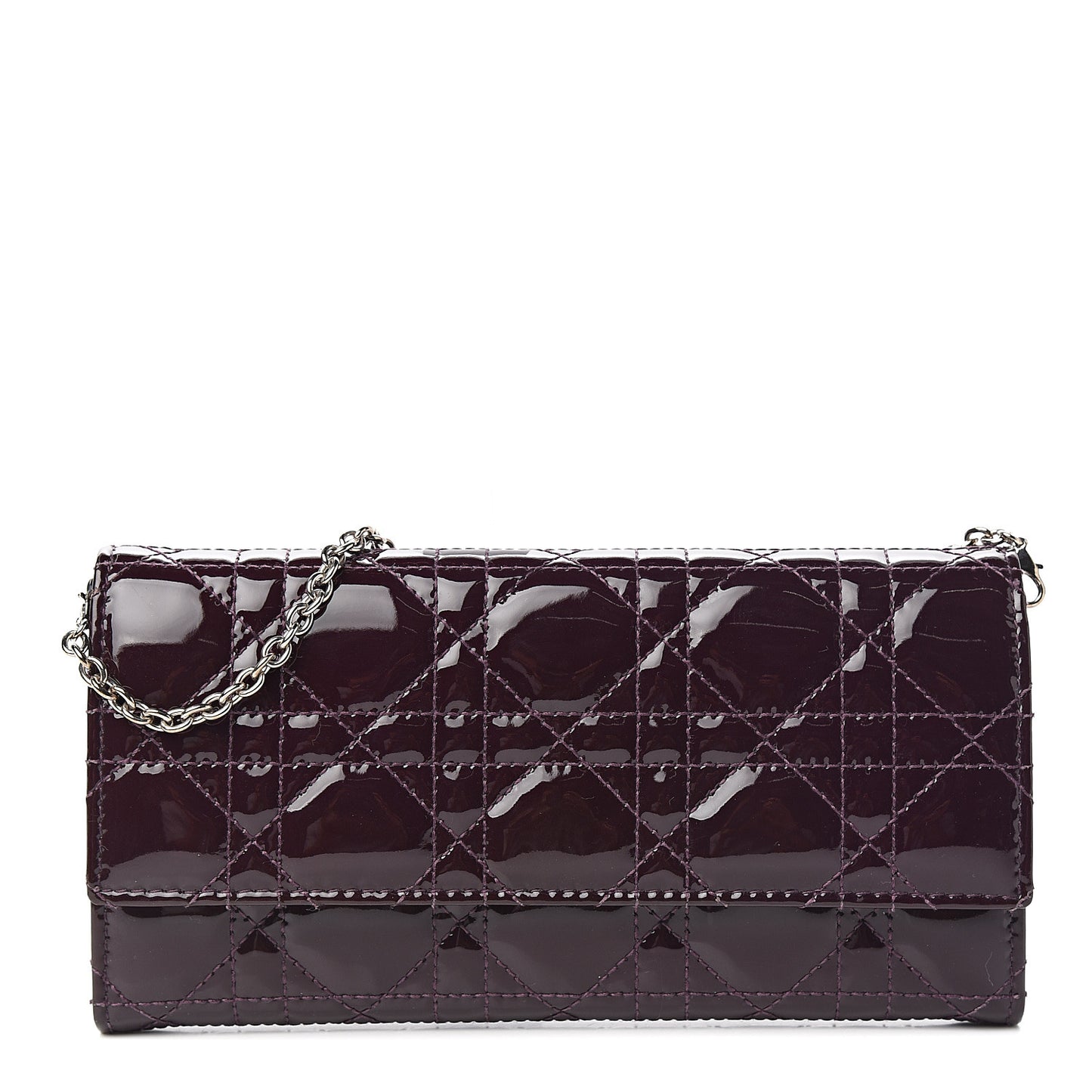 Patent Cannage Rendezvous Chain Wallet Purple