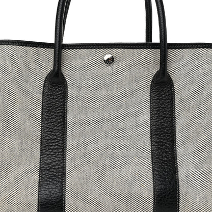 Hermes Buffle Skipper Toile Garden Party 36 MM Tote Black 8 of 12