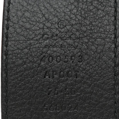 Gucci Calfskin Double G 40mm Belt 75 30 Black 3 of 7