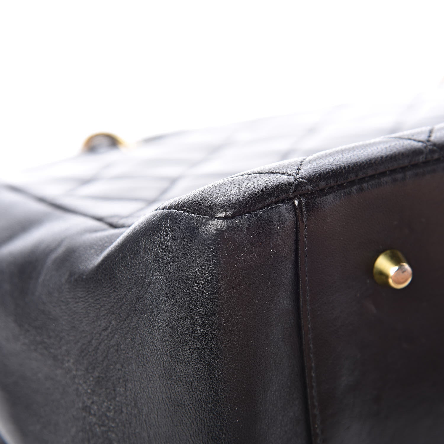Chanel Lambskin Quilted Tote Black 14 of 19