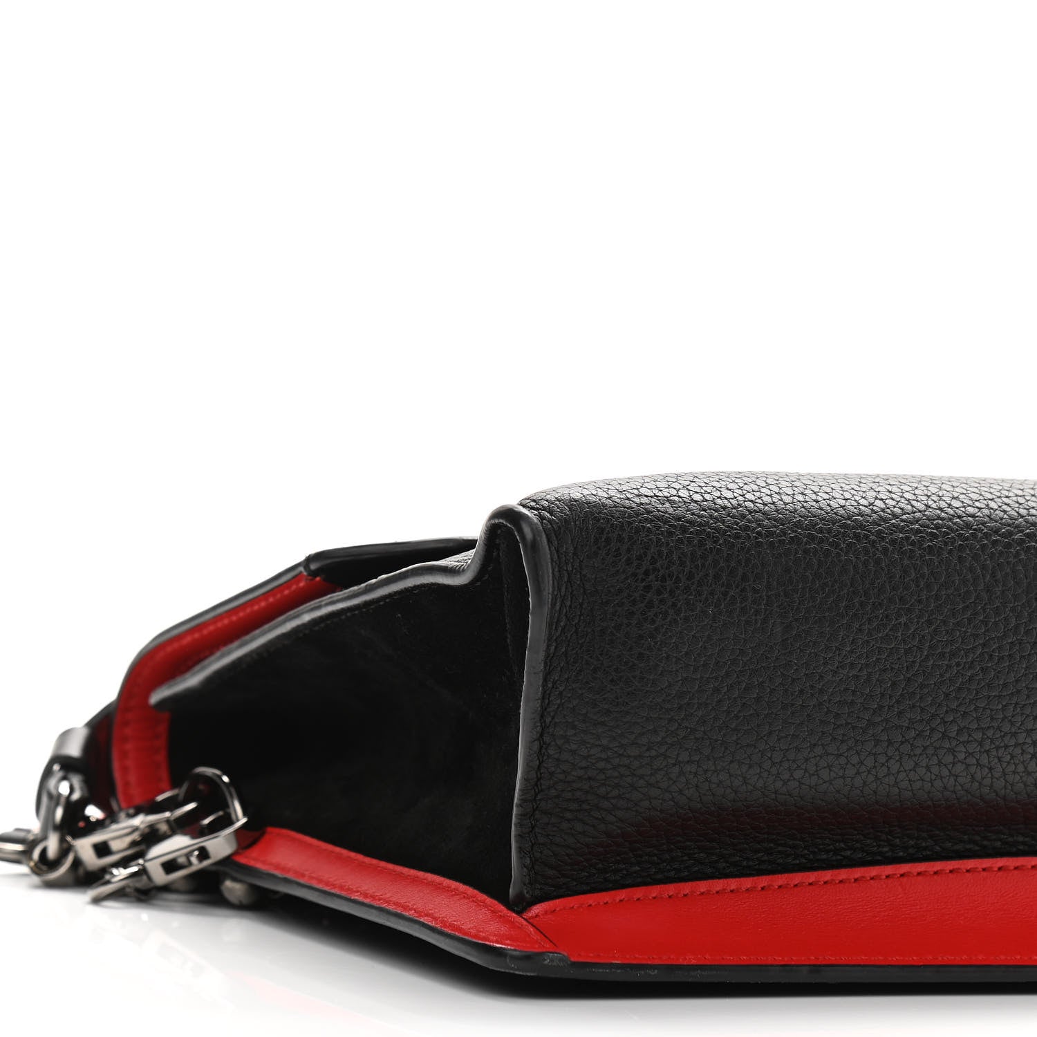Christian Louboutin Calfskin Boudoir Shoulder Bag Black 5 of 12