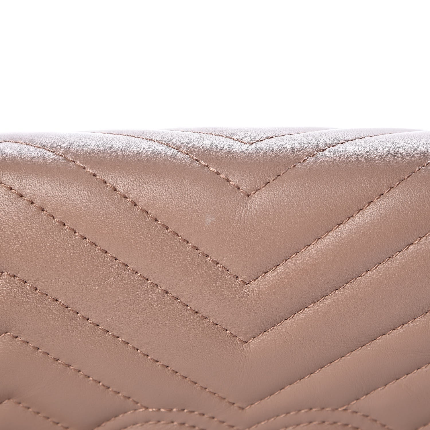 Gucci Calfskin Matelasse Small GG Marmont Shoulder Bag Porcelain Rose 11 of 12