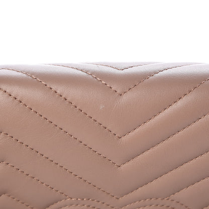 Gucci Calfskin Matelasse Small GG Marmont Shoulder Bag Porcelain Rose 11 of 12