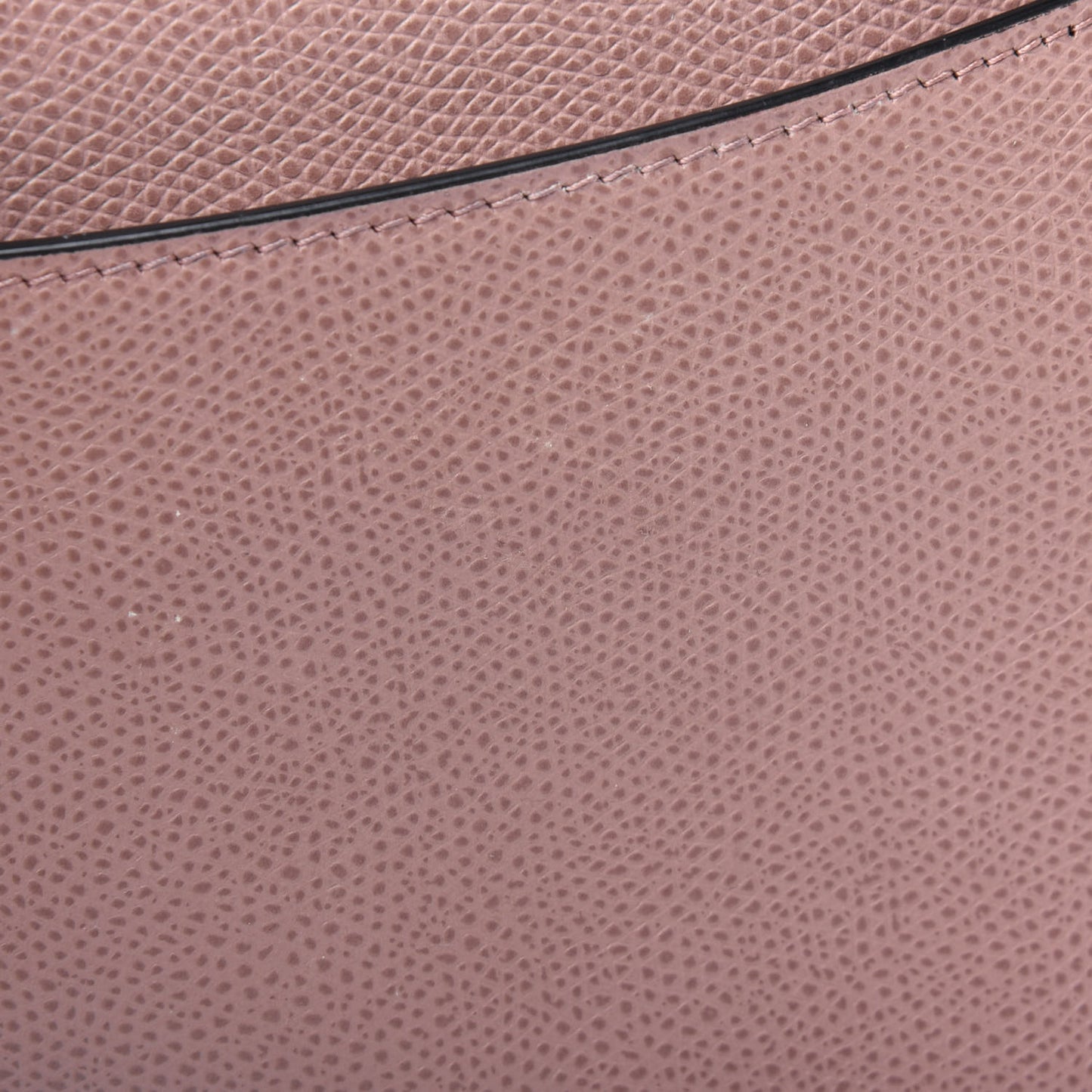 Grained Calfskin Saddle Belt Bag Light Pink