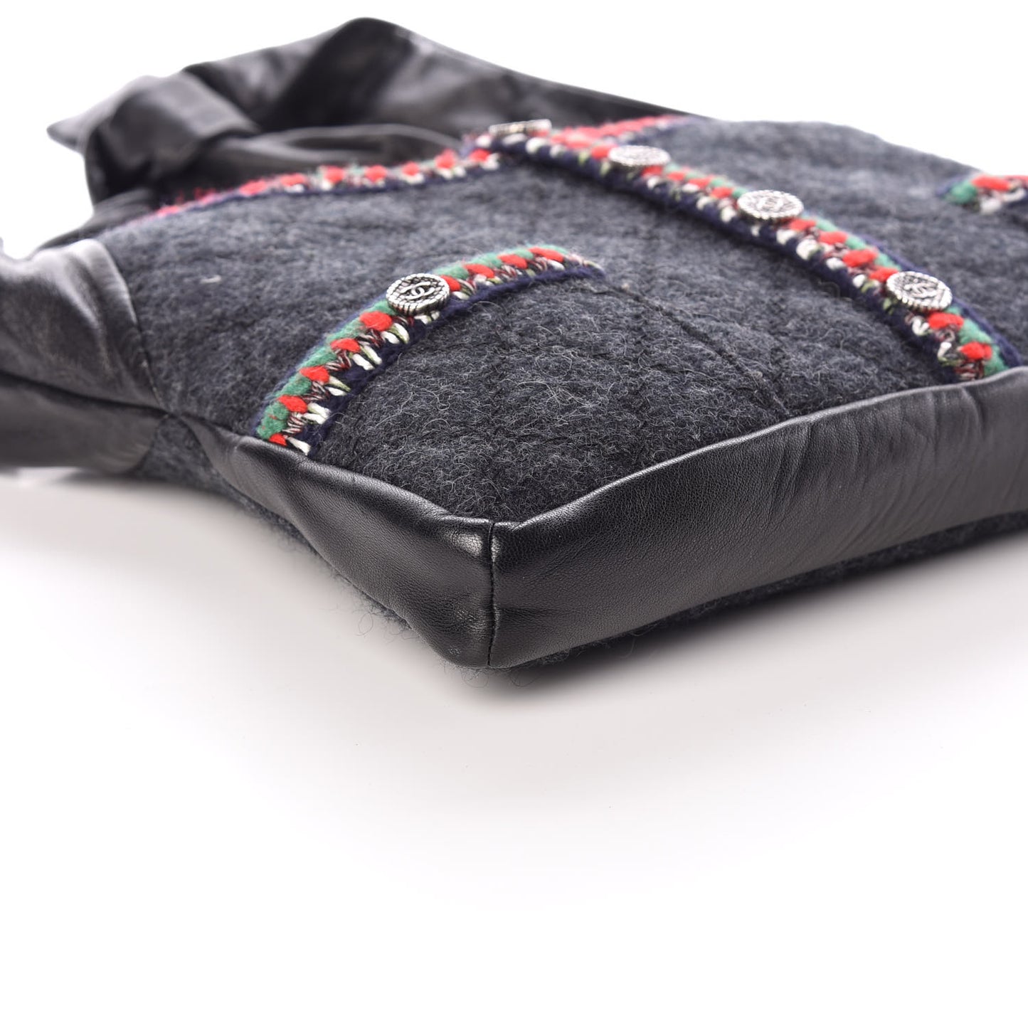 Lambskin Tweed Small Girl Bag Multicolor Black