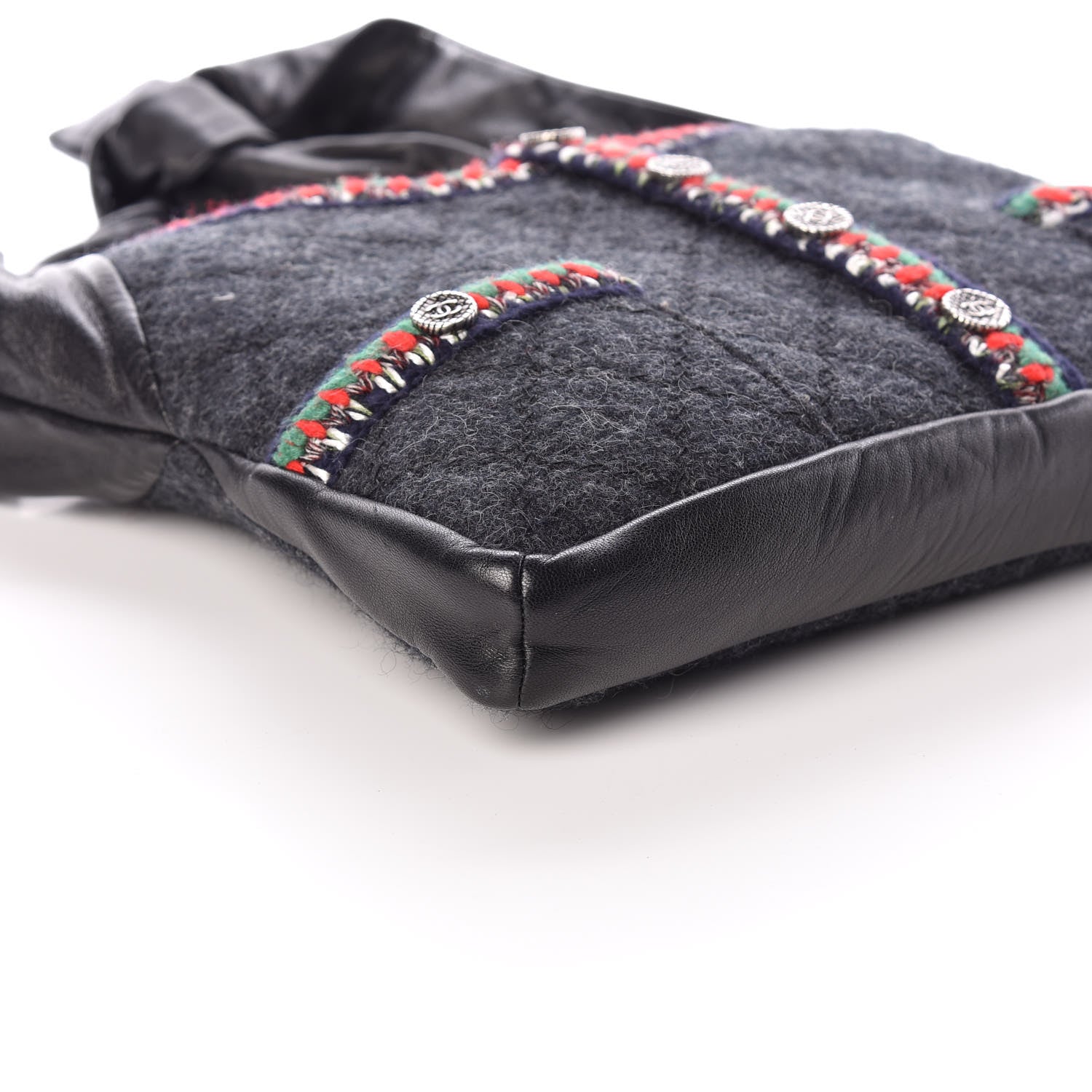 Chanel Lambskin Tweed Small Girl Bag Multicolor Black 8 of 9