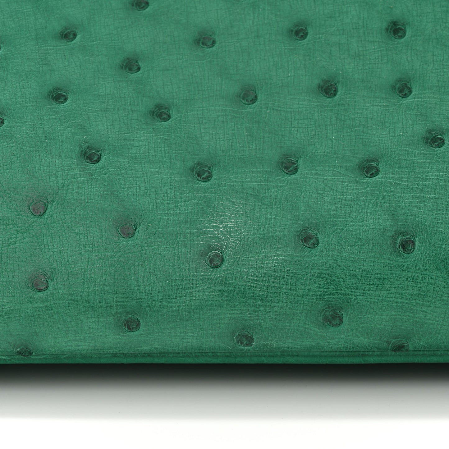 Ostrich Birkin 30 Vert Vertigo