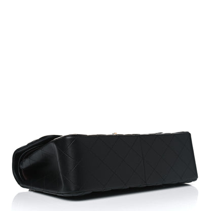 Chanel Lambskin Quilted Jumbo Double Flap Black 3 of 4