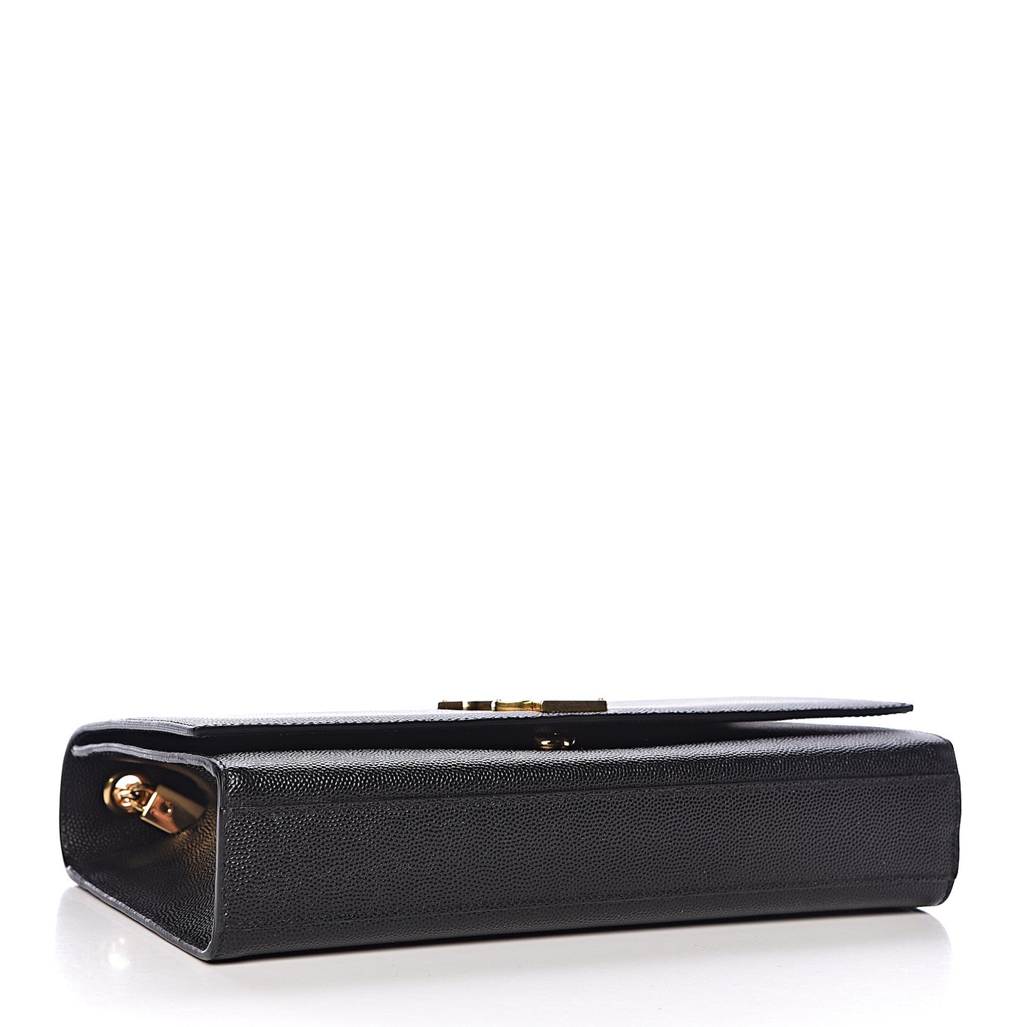 Grain De Poudre Medium Classic Monogram Kate Satchel Black