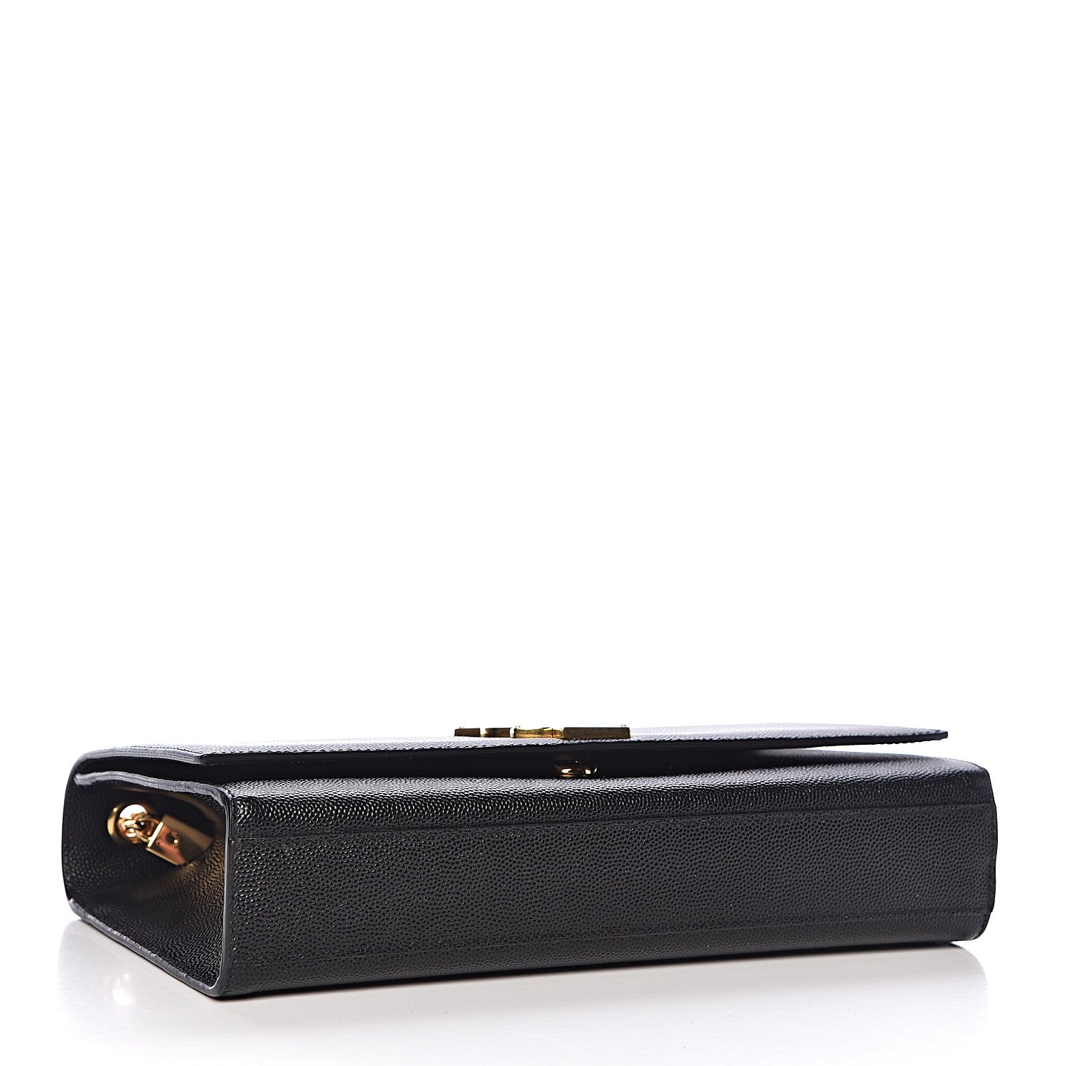Saint Laurent Grain De Poudre Medium Classic Monogram Kate Satchel Black 4 of 9