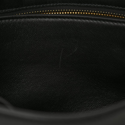 Prada Calfskin Soft Sound Charms Shoulder Bag Black 10 of 10