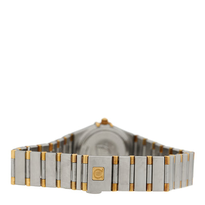 Omega Stainless Steel 18K Yellow Gold Mother of Pearl 22mm Constellation Quartz Watch 1362.70.00 3 of 4