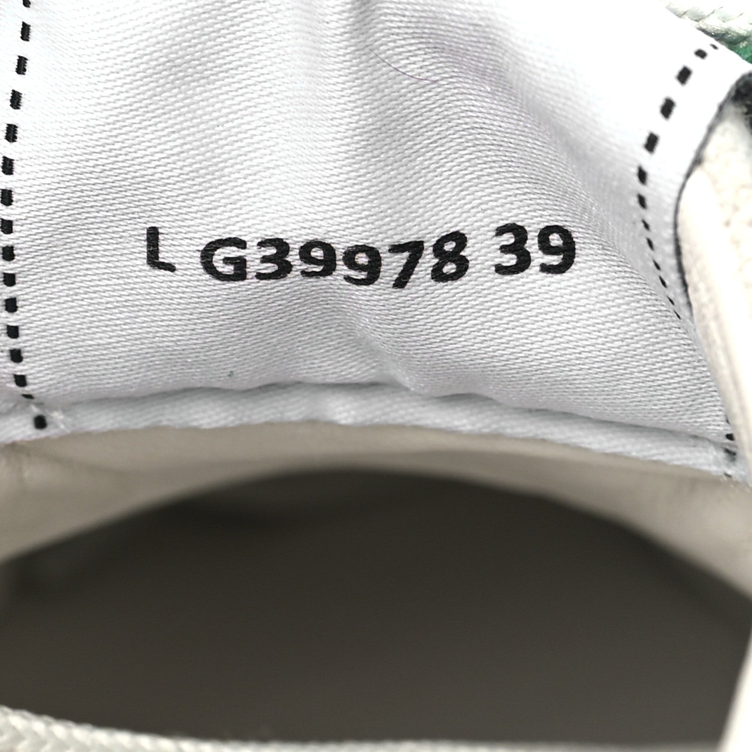 Chanel Suede Kidskin Womens CC Sneakers 39 White Green 8 of 9