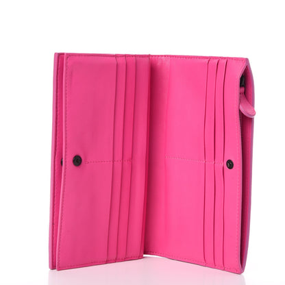 Bottega Veneta Nappa Ayers Intrecciato Clutch Wallet Pink 5 of 12