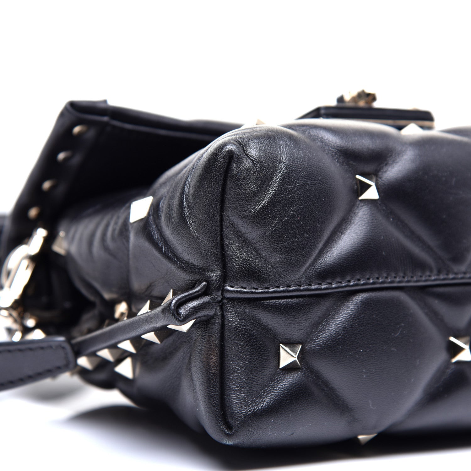Valentino Garavani Nappa Mini Candystud Top Handle Bag Black 6 of 10