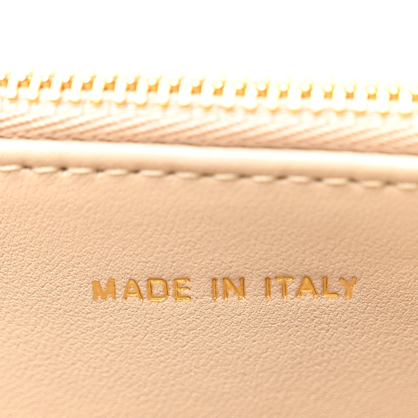 Lambskin Macrocannage Mini Miss Caro Bag Caramel Beige