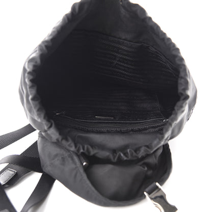 Prada Tessuto Nylon Vela Small Double Buckle Backpack Black 4 of 10
