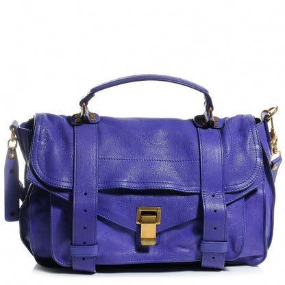 Proenza Schouler Lambskin PS1 Medium Satchel Purple Rain 1 of 11