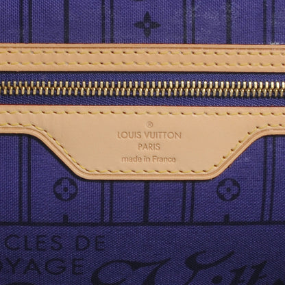 Louis Vuitton Monogram My LV Heritage Neverfull MM Violet Blue Marine 7 of 8