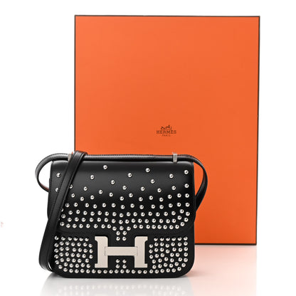 Hermes Box Studded Clouté Constance 18 Black 13 of 13