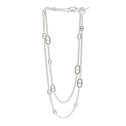 Hermes Sterling Silver Farandole Necklace 120 3 of 4