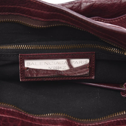 Balenciaga Agneau Classic Hardware City Bordeaux 6 of 12