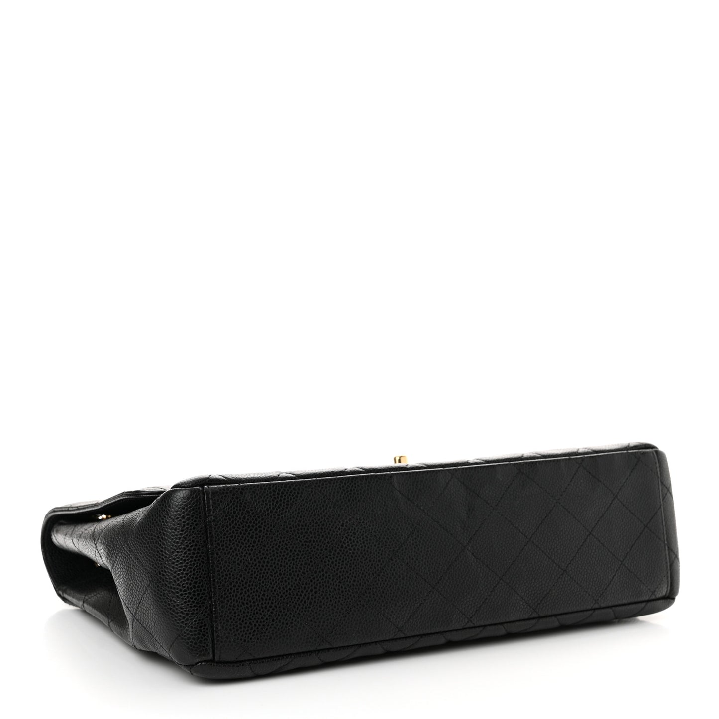 Caviar Maxi Single Flap Black