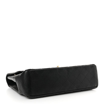 Chanel Caviar Maxi Single Flap Black 4 of 12
