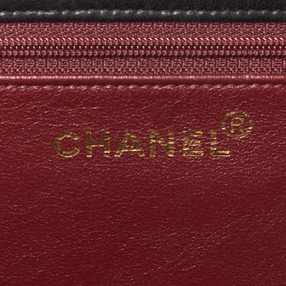 Chanel Lambskin Quilted Medium Single Flap Black 8 of 9