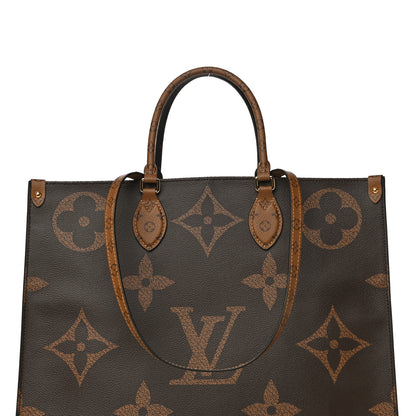 Louis Vuitton Reverse Monogram Giant Onthego GM 7 of 9