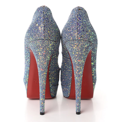 Christian Louboutin Glitter Dragonfly Lady Peep 150 Pumps 40 Etincelle Copper 5 of 13