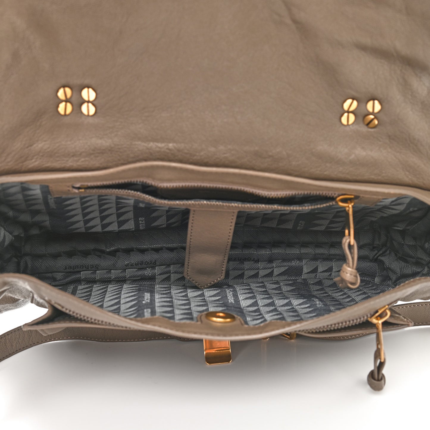 Lambskin Medium PS1 Satchel Smoke