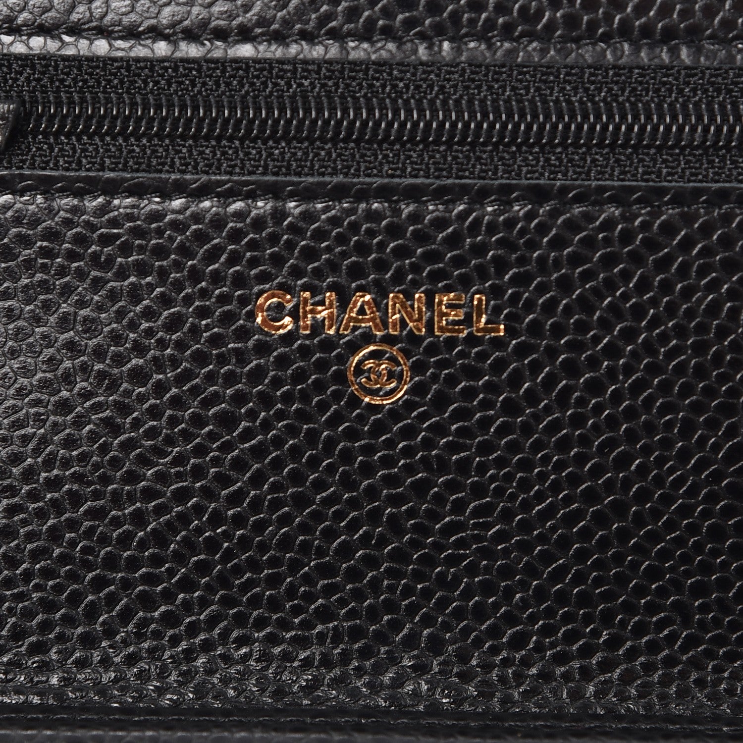 Chanel Caviar Quilted Wallet On Chain WOC Black 6 of 9