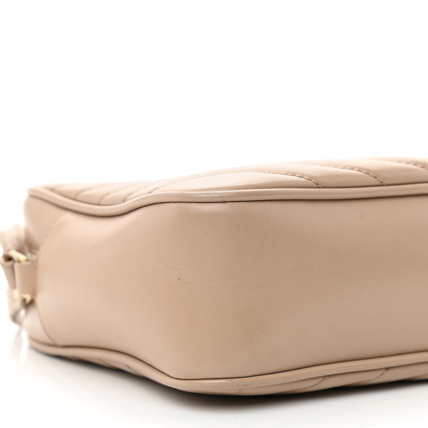 Calfskin Matelasse Monogram Lou Camera Bag Nude Powder
