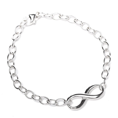 Tiffany Sterling Silver Infinity Chain Bracelet 1 of 5