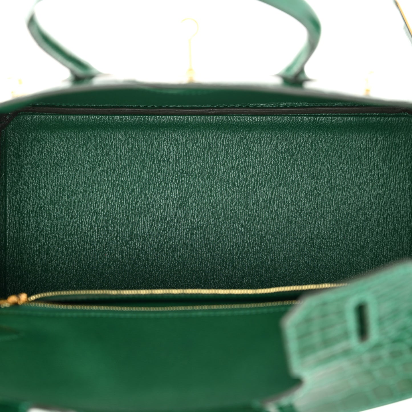 Shiny Niloticus Crocodile Birkin 30 Vert Emeraude