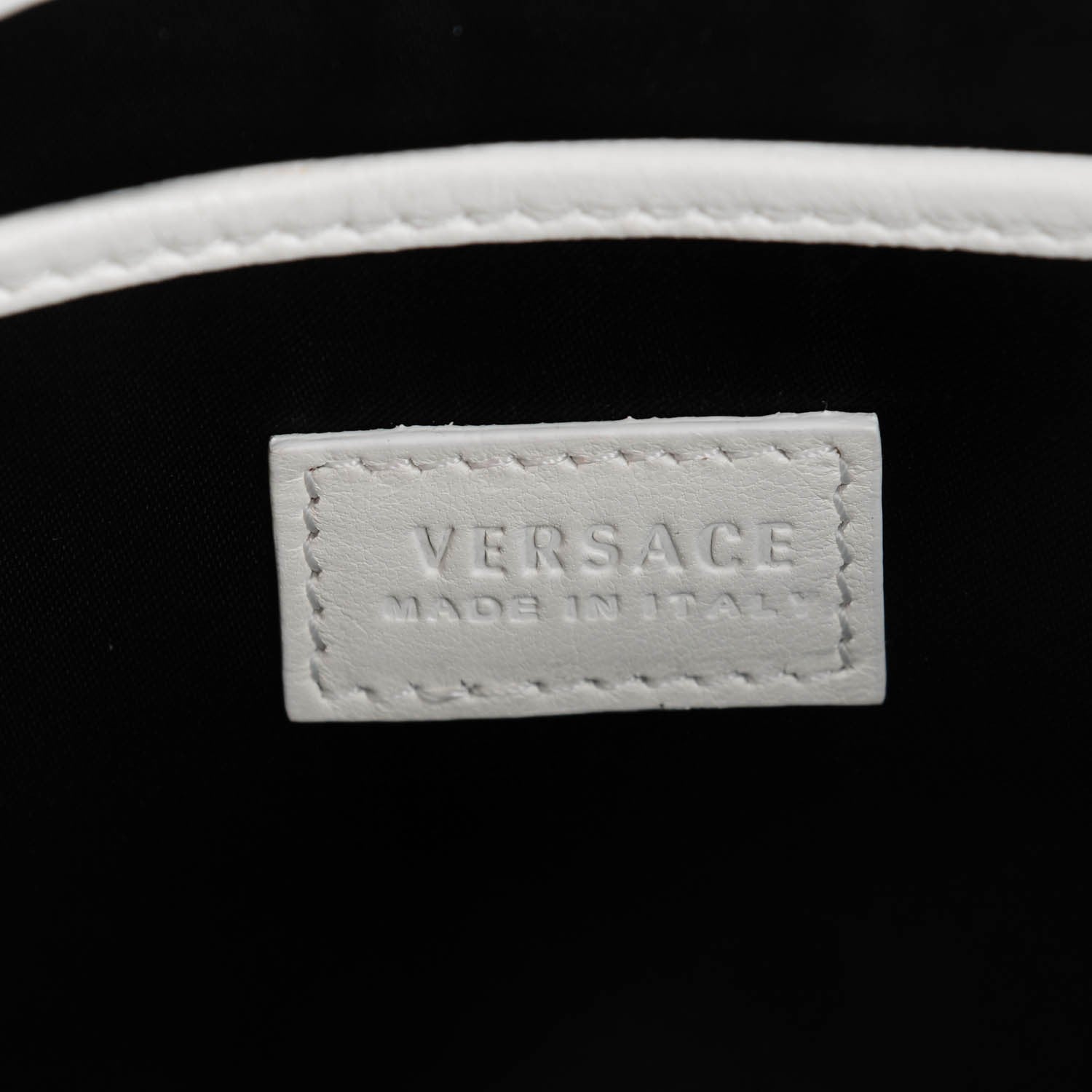 Versace Nappa Palazzo Sultan Shoulder Bag White 6 of 8