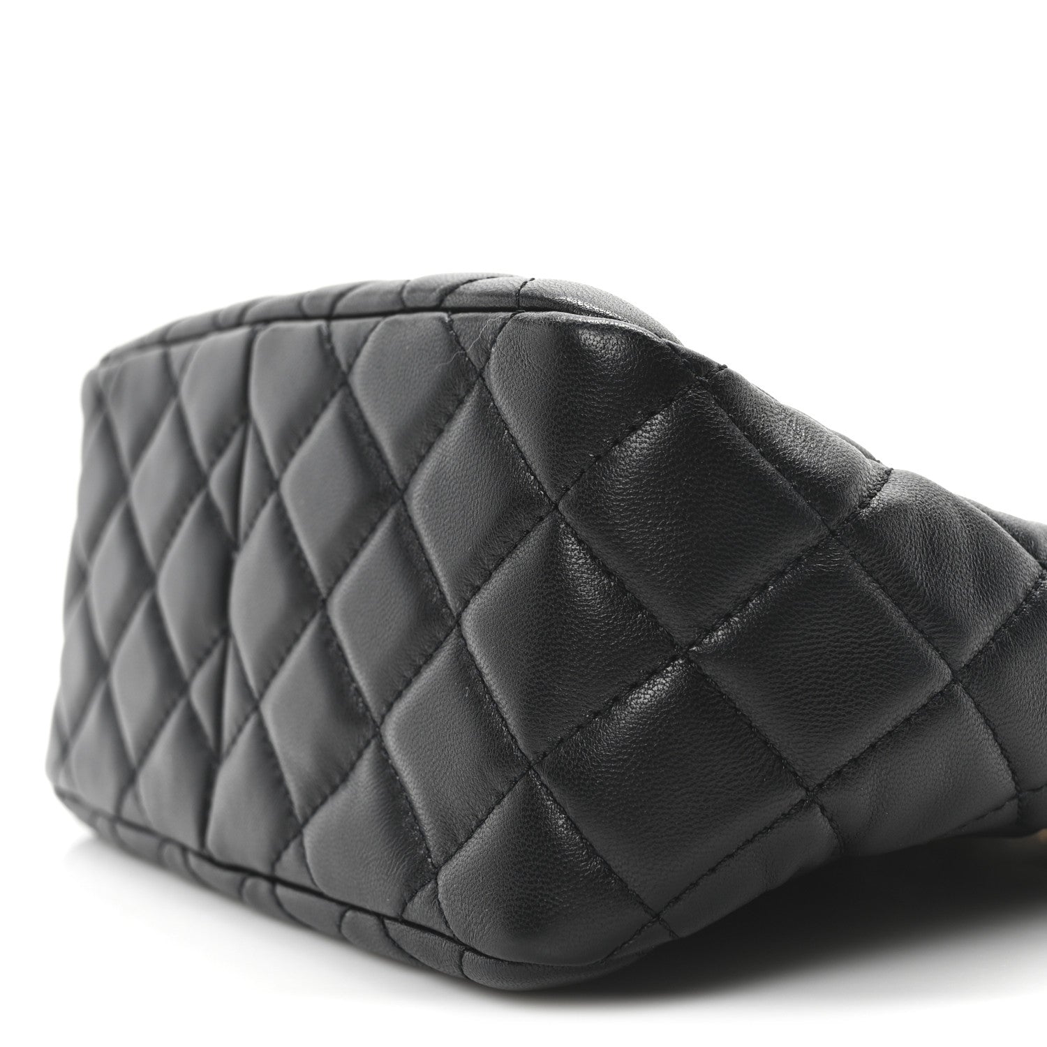 Chanel Lambskin Quilted Small Pearl Crush Hobo Black 10 of 10