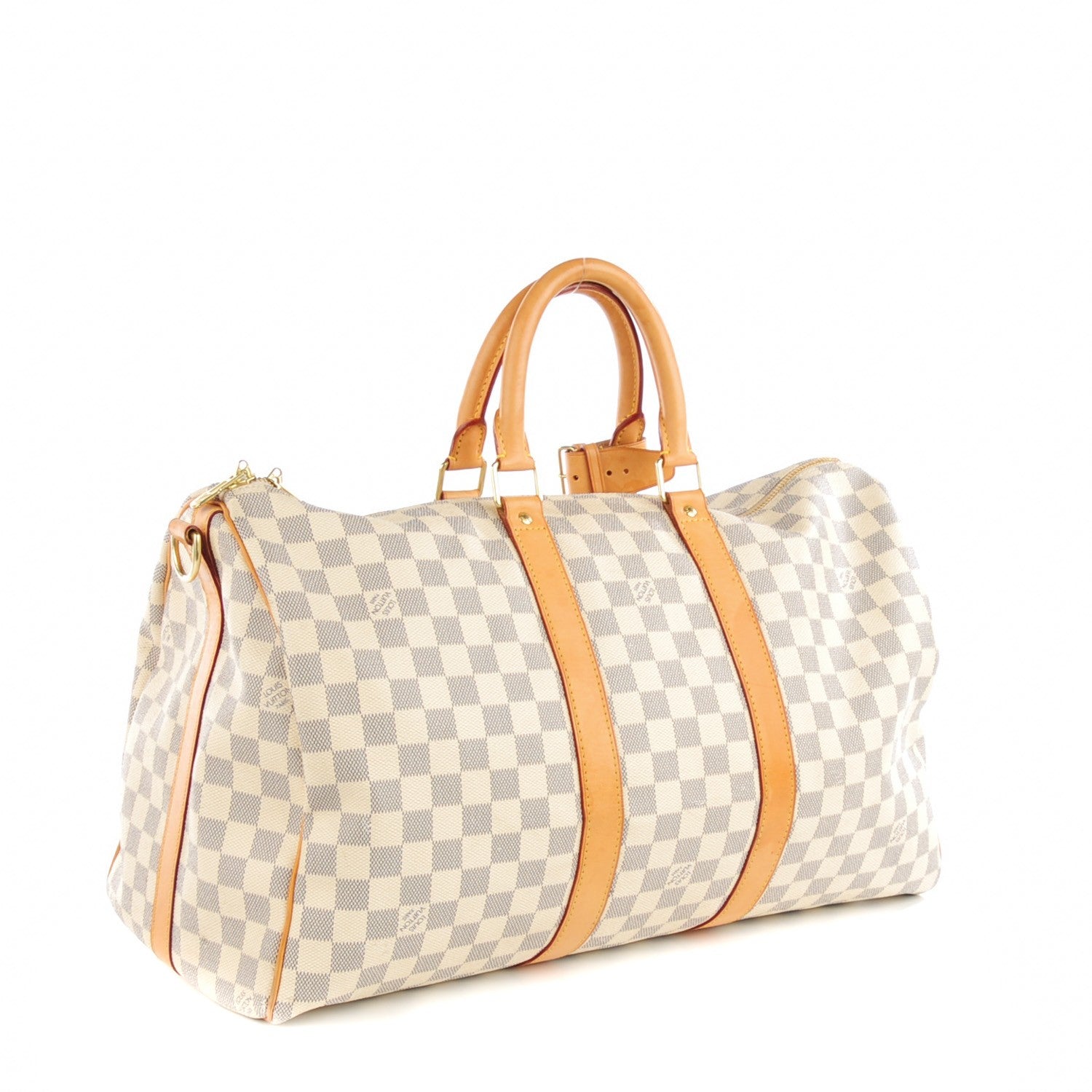 Louis Vuitton Damier Azur Keepall Bandouliere 45 3 of 9