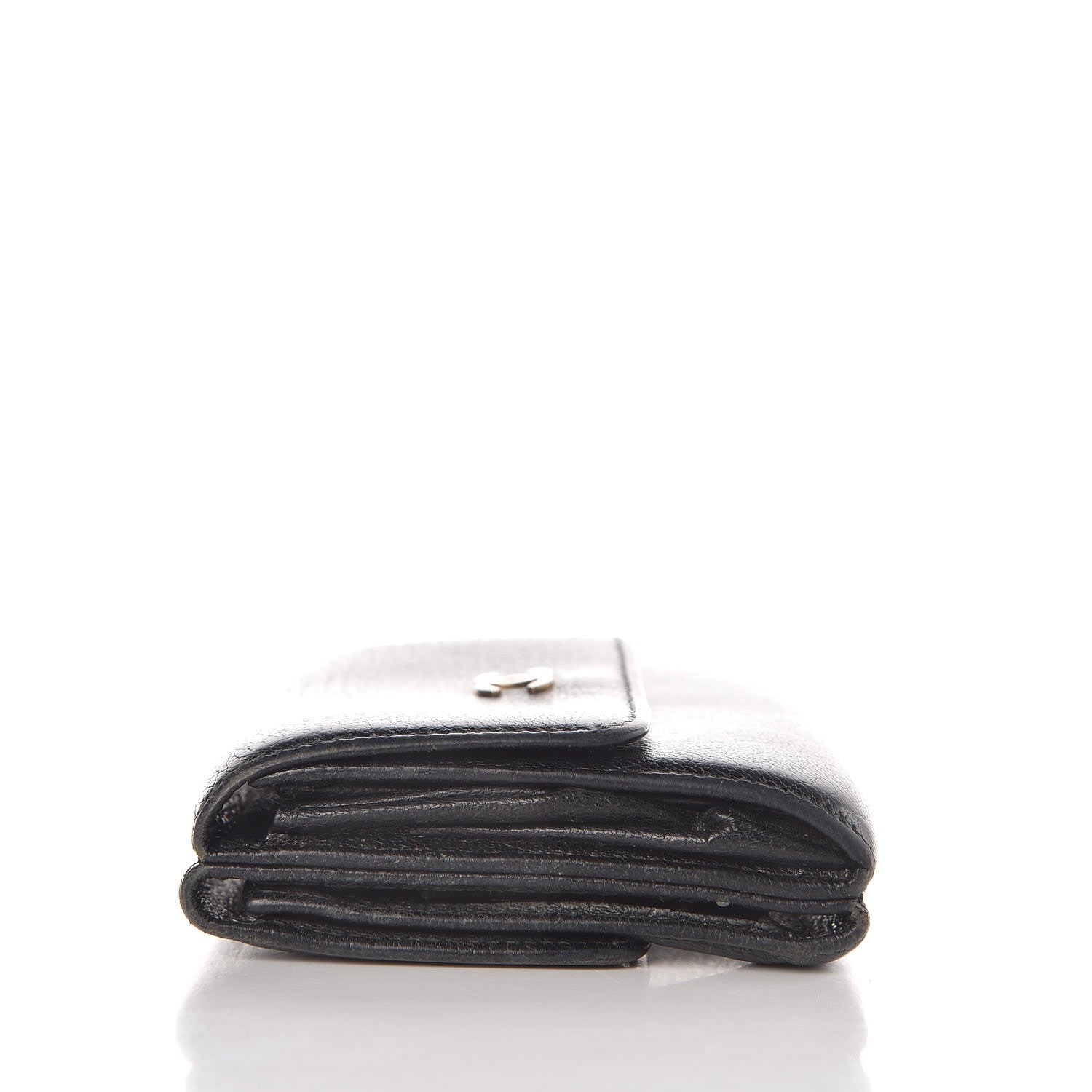Chanel Goatskin Compact CC Wallet Black 13 of 18
